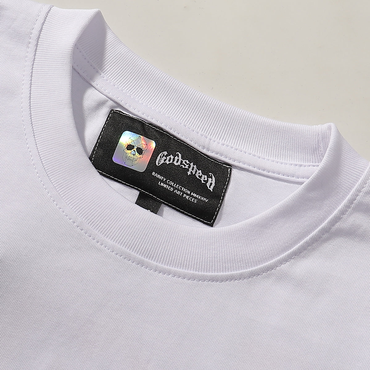 Godspeed T-shirts Great Western Skull Denim Cactus Print Cotton Casual Short Sleeve Men and Women
