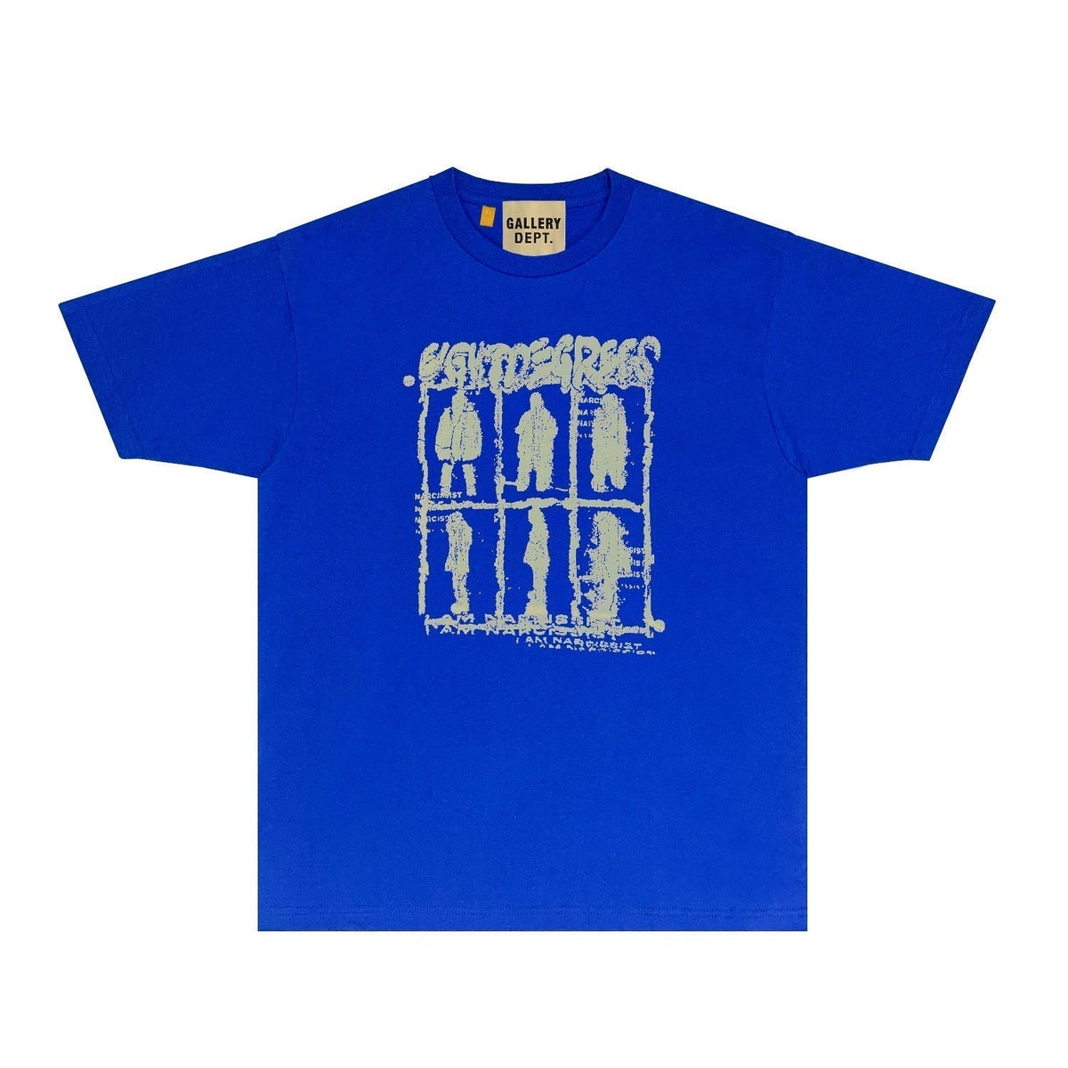 Gallery Dept T Shirt Retro Printed Loose Short-Sleeved Shirt