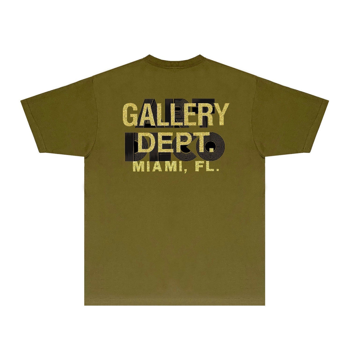 Gallery Dept T Shirt Retro Printed Loose Short-Sleeved Shirt