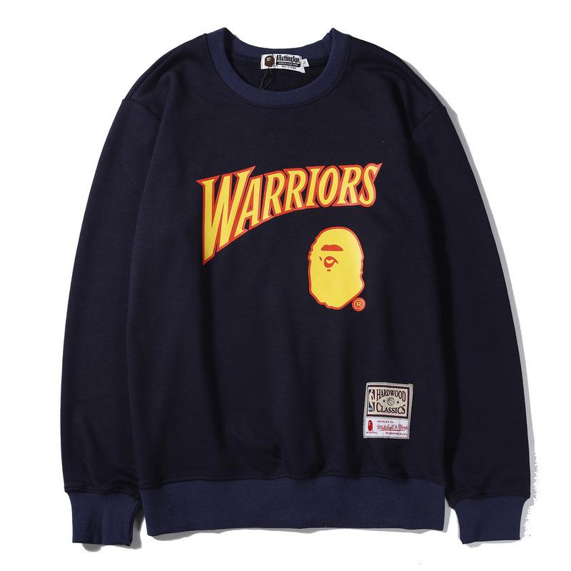 Bathing Ape Sweatshirts Autumn and Winter Fashion Brand round Neck Pullover Team Crew Neck Pullover Sweatshirt Bottoming Shirt