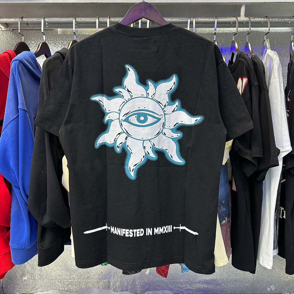 Godspeed T-shirts Skull Marines Printed Cotton Casual Short Sleeves Men and Women