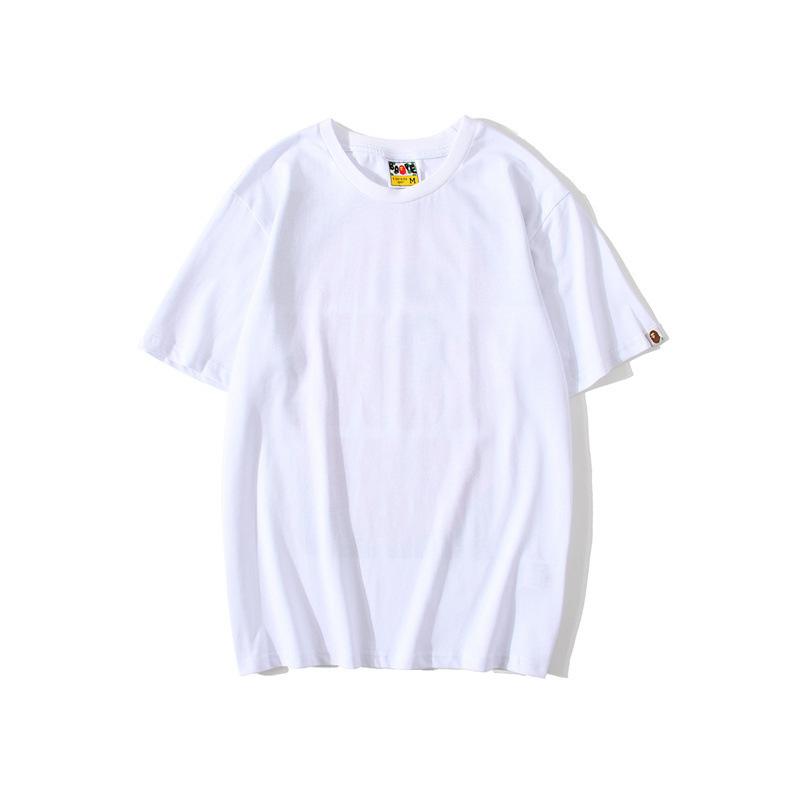 Bathing Ape T-Shirt Summer Monkey Head Letter Short Sleeve T-shirt