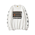 Bathing Ape Sweatshirts Spring and Autumn Cartoon Print Men's and Women's Ball Battle Pullover Sweater