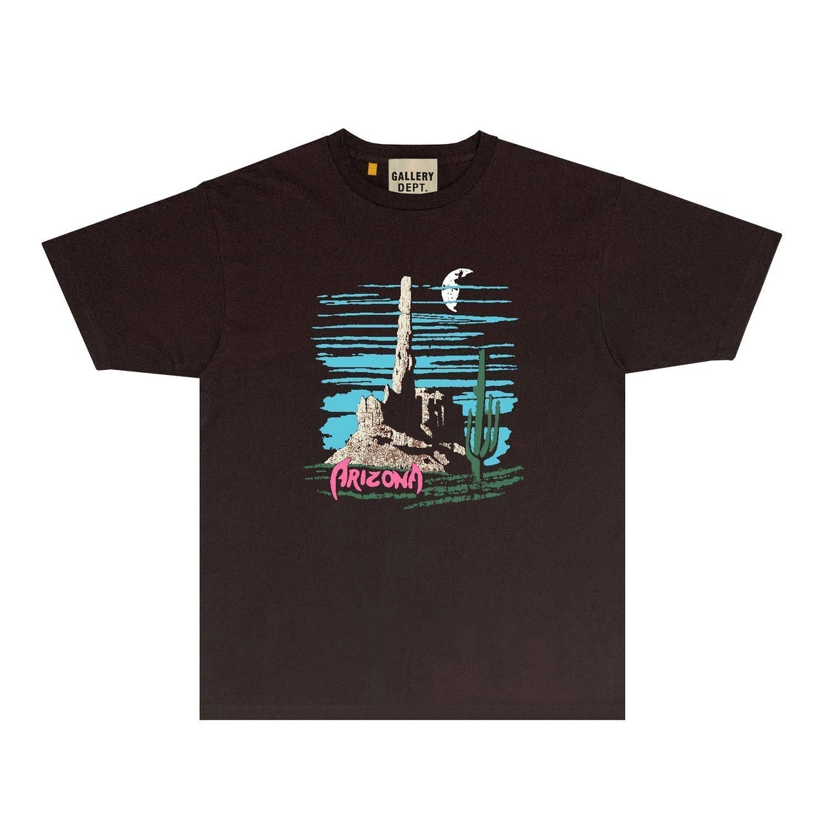 Gallery Dept T Shirt Retro Printed Loose Short-Sleeved Shirt