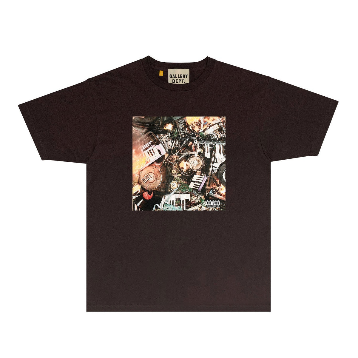 Gallery Dept T Shirt Retro Printed Loose Short-Sleeved Shirt