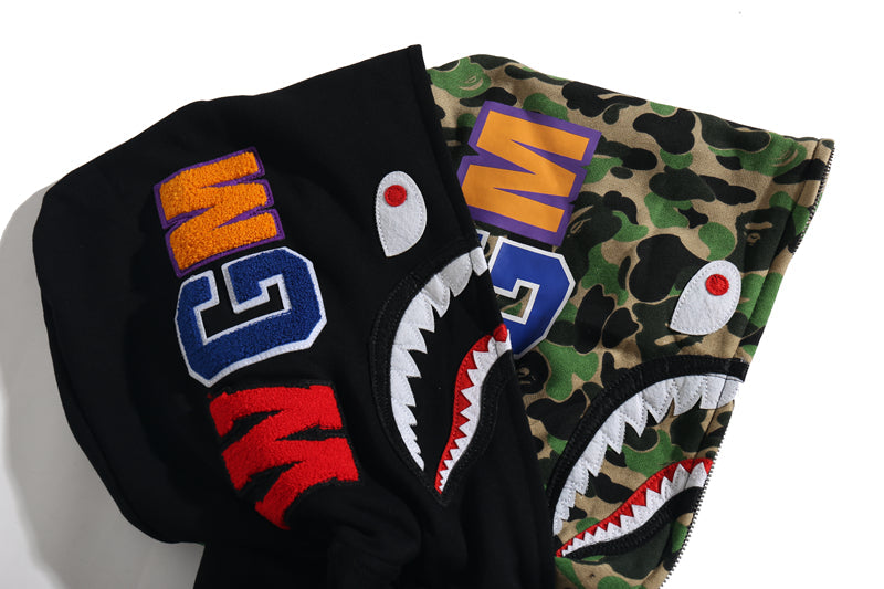 Bathing Ape Hoodie Camouflage Cardigan Men's and Women's Sweater Hoodie Coat
