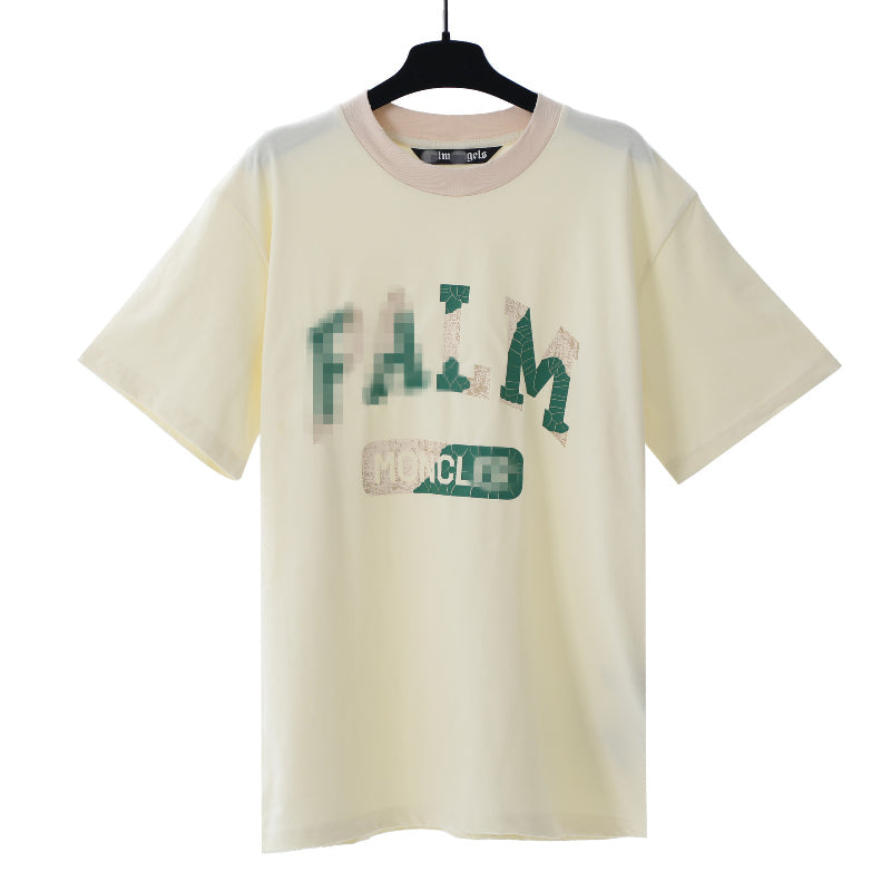 Palm Angels T-shirt Camouflage Letter Short Sleeve T-shirt