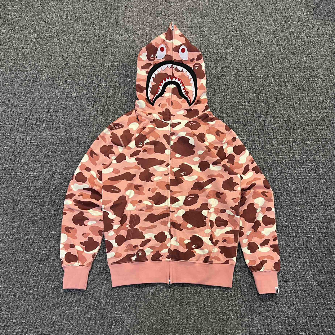 Bape Hoodie Zip-Up Cardigan Hoodie