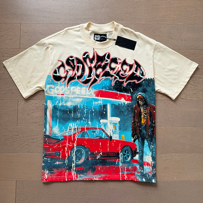 Godspeed T-shirts Retro Fantasy Pattern