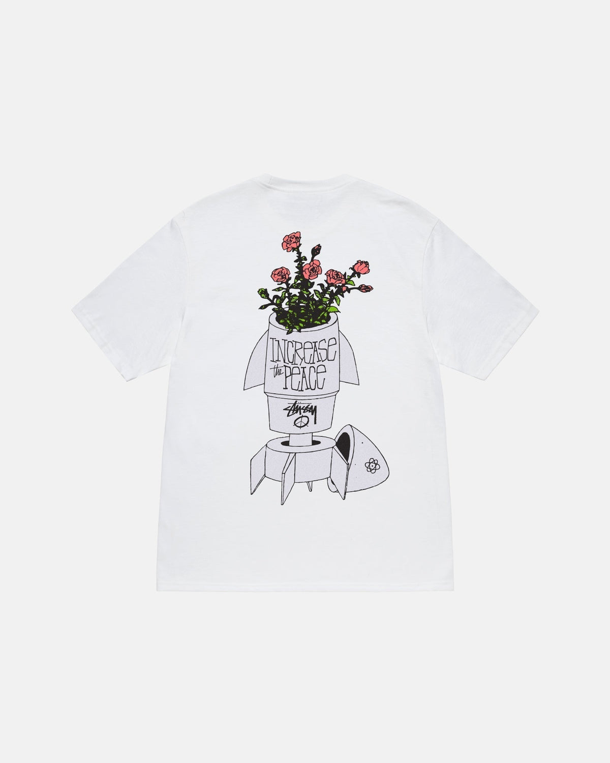 FLOWER BOMB TEE WHITE