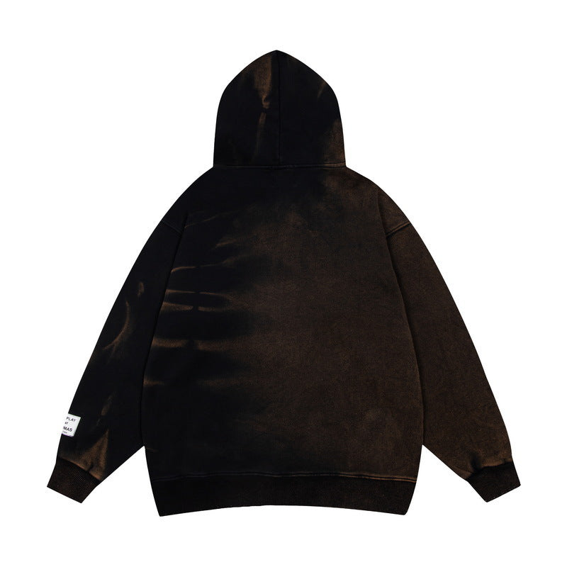 Gallery Dept Hoodie Washed Tie-Dye Hooded Sweater