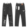 Gallery Dept Jeans Skull Alphabet Patch Heavy Industry Washed Jeans