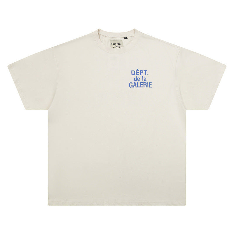 Gallery Dept T-Shirt Alphabet Slogan Short Sleeve T-Shirt