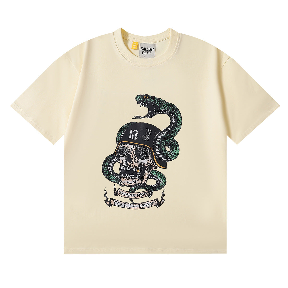 Gallery Dept T-Shirt Cobra Skull Soldier Short Sleeve T-Shirt