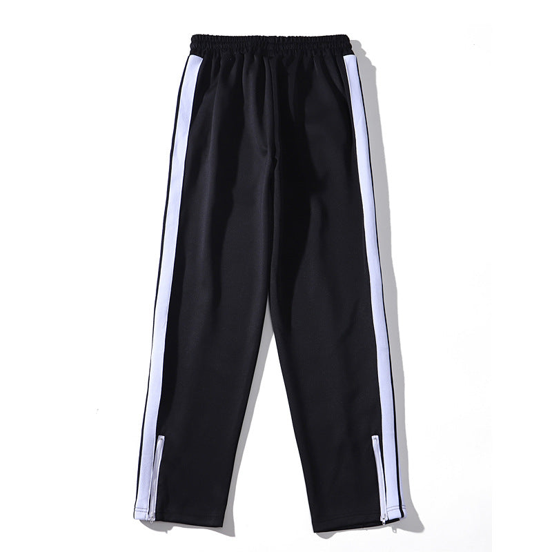 Palm Angle Pants Palm Angels Striped Trousers Men's and Women's Loose Casual Sports Pants