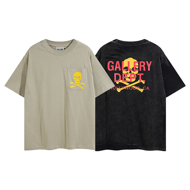 Gallery Dept T Shirts Printed Short Sleeve T-shirt Los Angeles