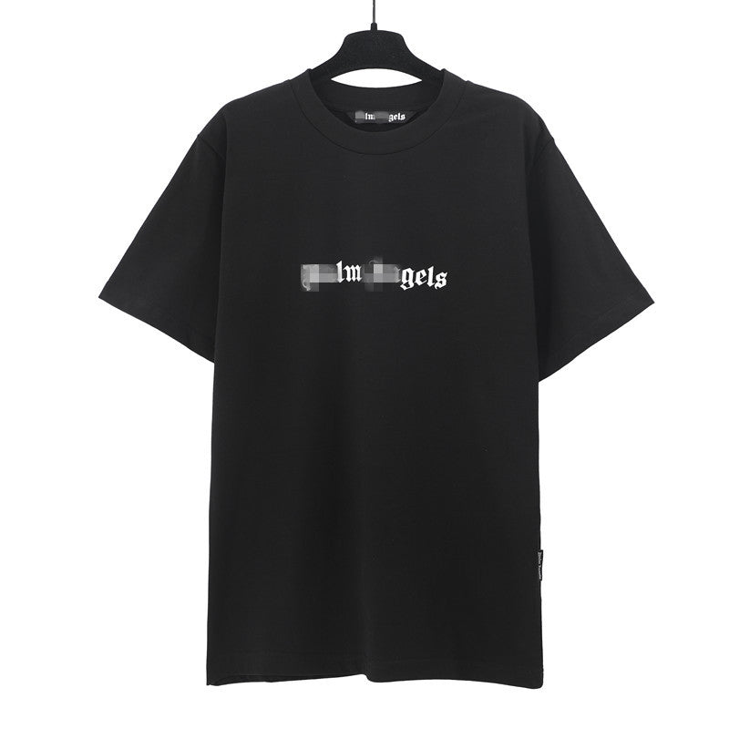 Palm Angels T-shirt Simple Letter Print Short Sleeve T-shirt