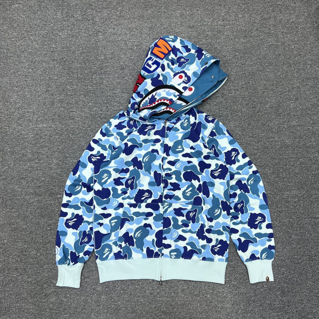 Bape Hoodie Zip-Up Cardigan Hoodie