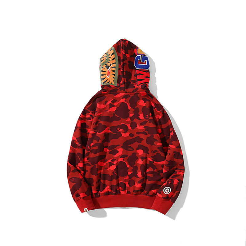 Bathing Ape Camouflage Sweater Autumn and Winter Coat