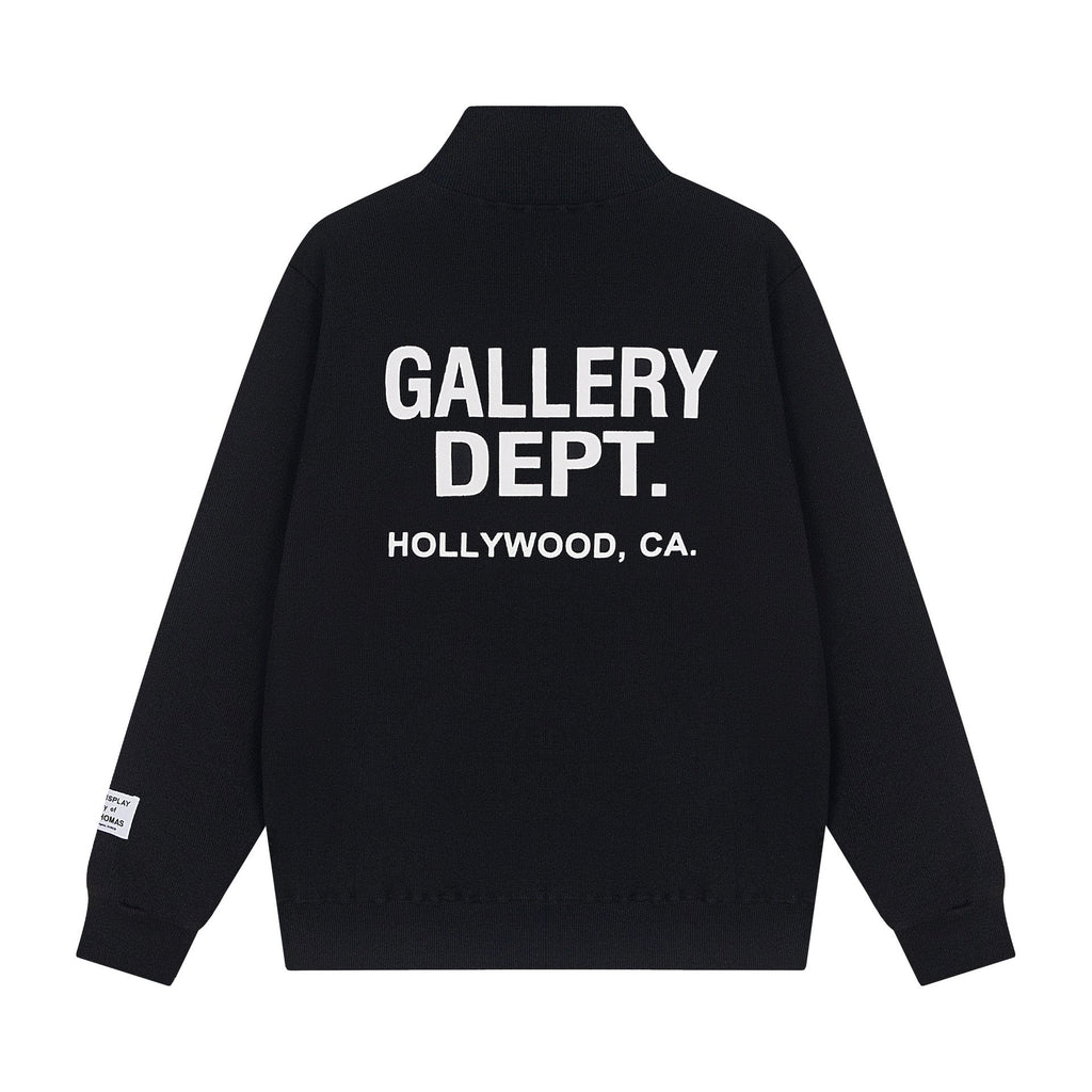 Gallery Dept Jacket Hollywood Limited Letter Cardigan Stand Up Jacket