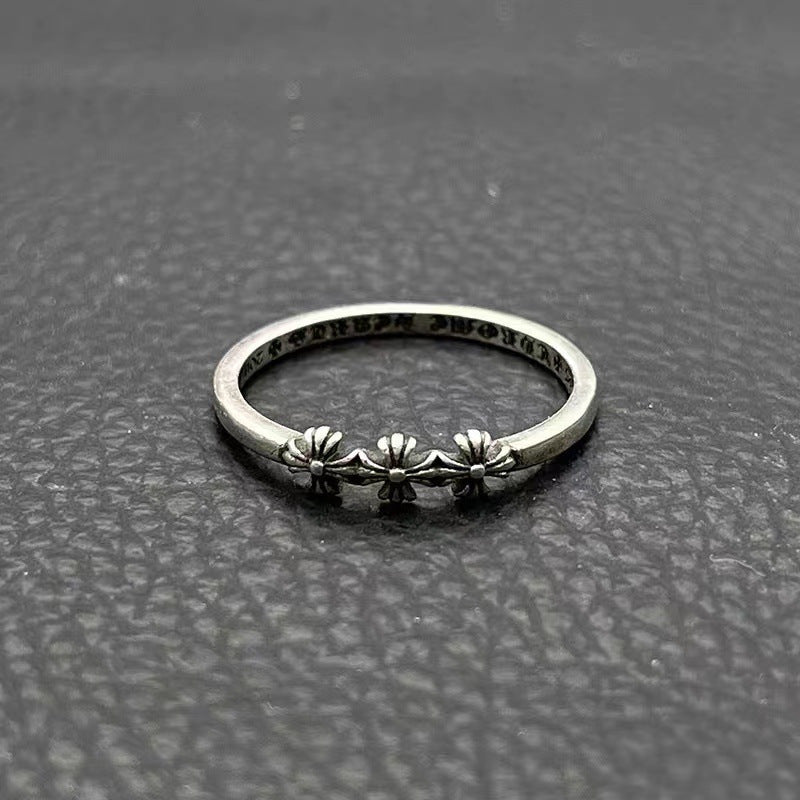 Chrome Heart Ring Ring Hip Hop Classic