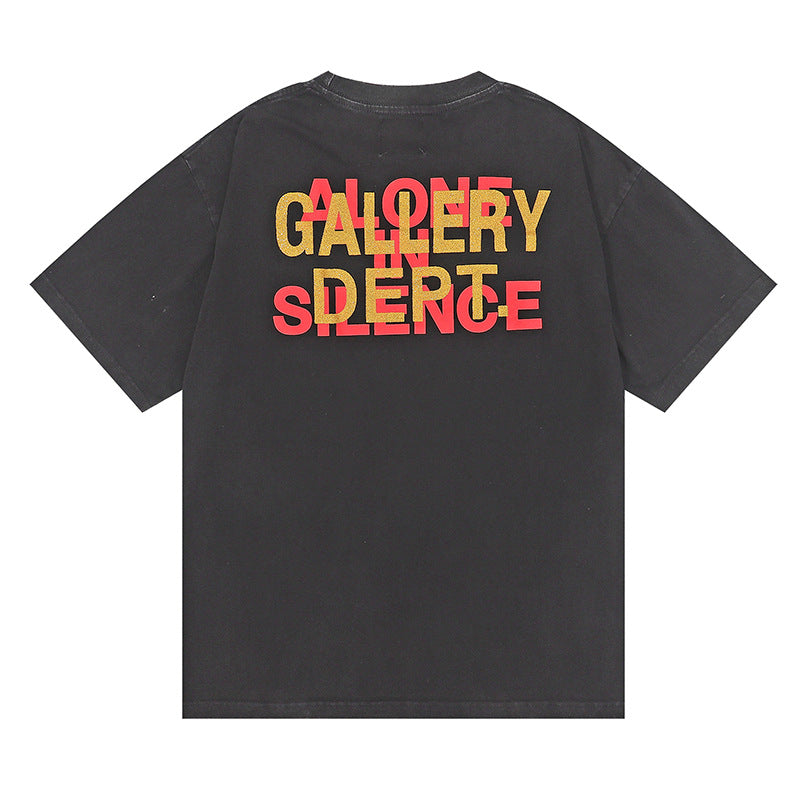 Gallery Dept T-shitrs Vintage Print Short Sleeves Lining