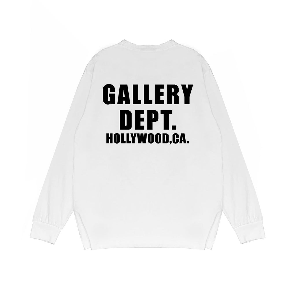 Gallery Dept Long Sleeved Shirt Fashion Brand Long Sleeve Long-Sleeved T-shirt Blouse