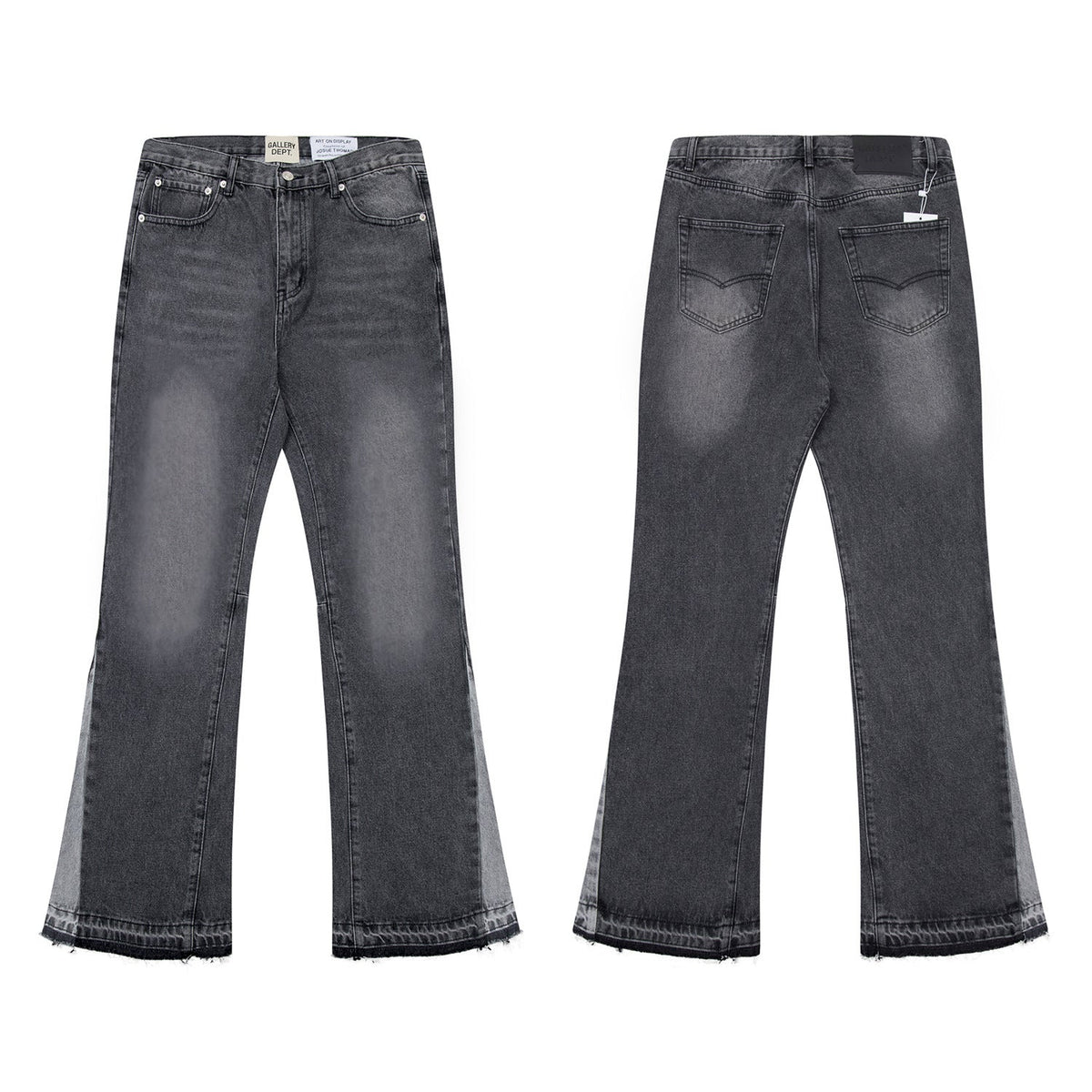 Gallery Dept Jeans Color-matching Flared Jeans Floor-mopping Straight Pants