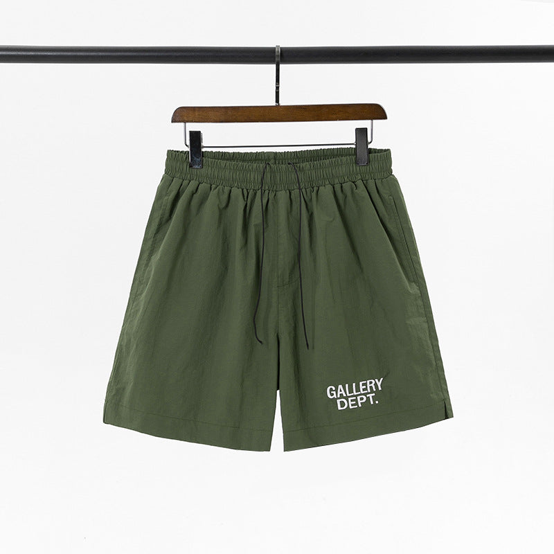 Gallery Dept Men Shorts Drawstring Nylon Shorts Casual Quick-Dry Pants