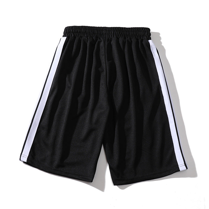 Palm Angle Shorts Palm Angels Striped Men and Women Couple Sports Casual Shorts Loose
