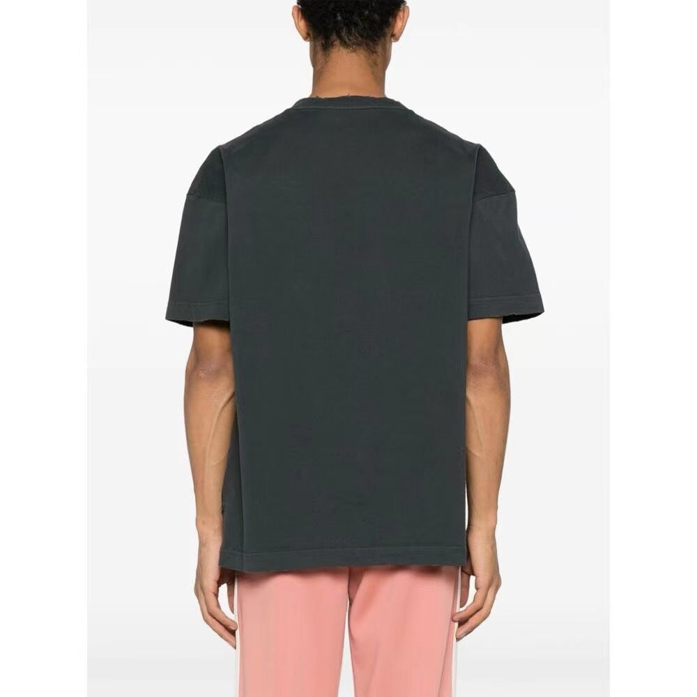 Palm Angels T-shirt Dice and Snake Print Short Sleeve T-shirt