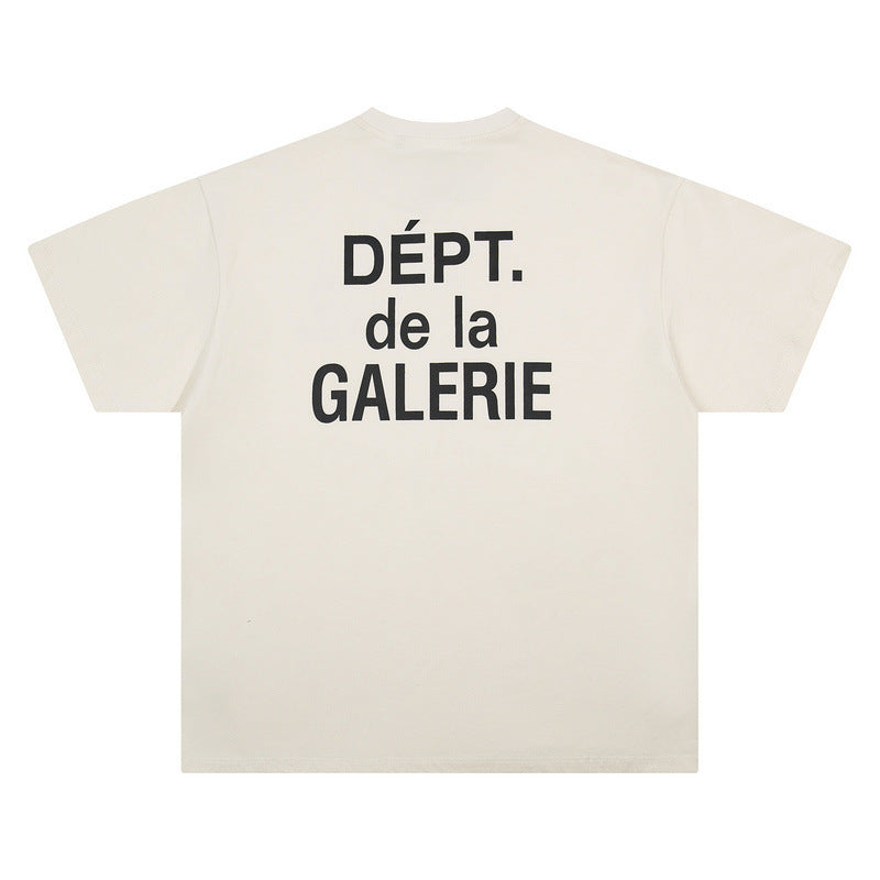 Gallery Dept T-Shirt Alphabet Slogan Short Sleeve T-Shirt