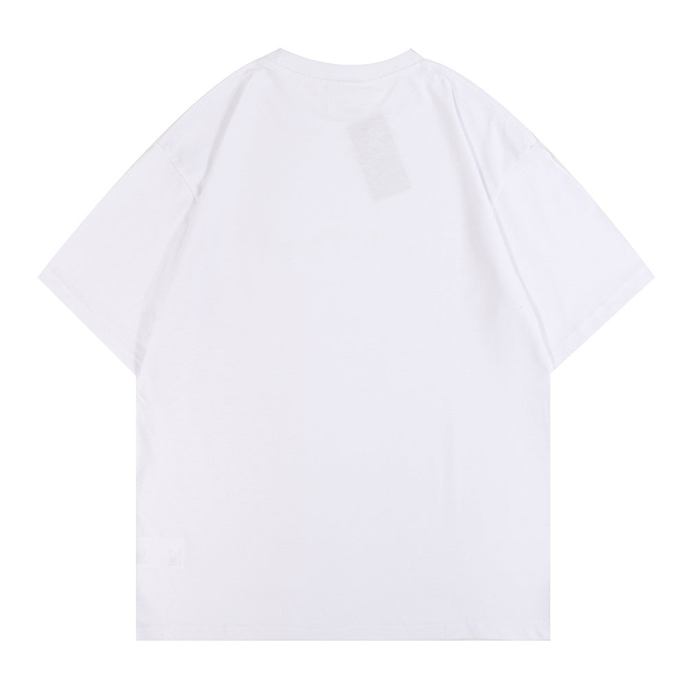 Gallery Dept T-shitrs plus Size Loose Short Sleeve Rainbow