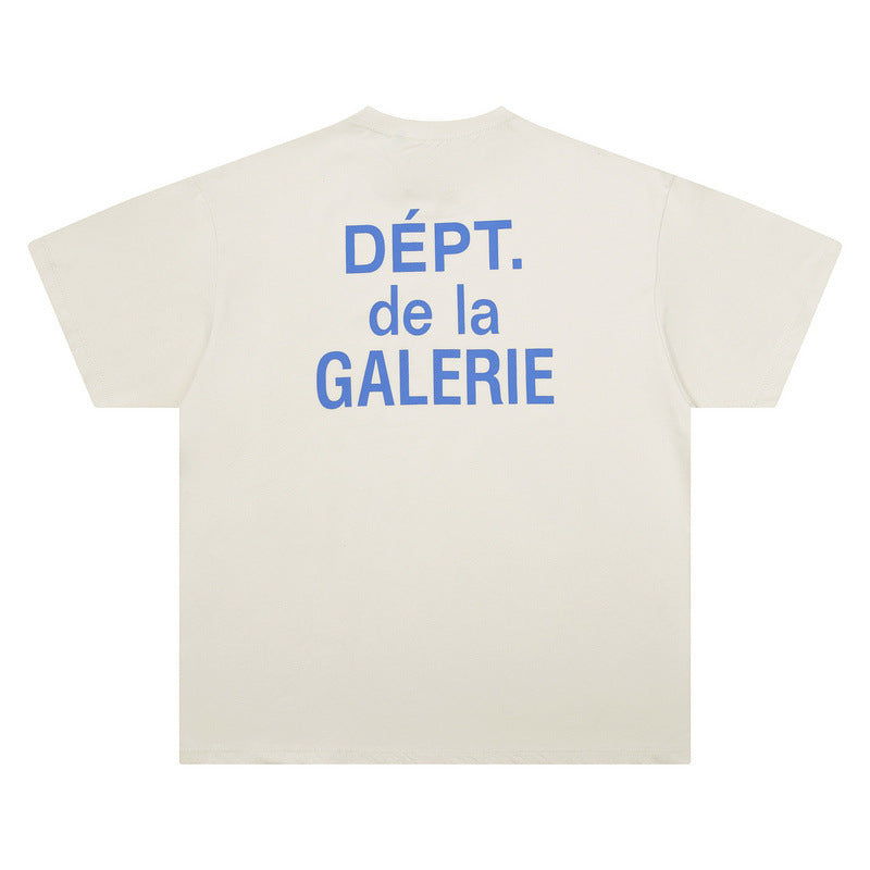 Gallery Dept T-Shirt Alphabet Slogan Short Sleeve T-Shirt