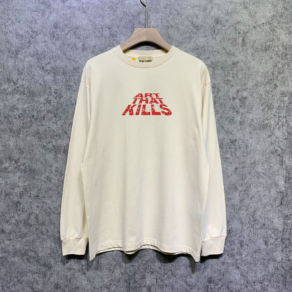 Gallery Dept Long Sleeved Shirt Fashion Brand Long Sleeve Long-Sleeved T-shirt Blouse