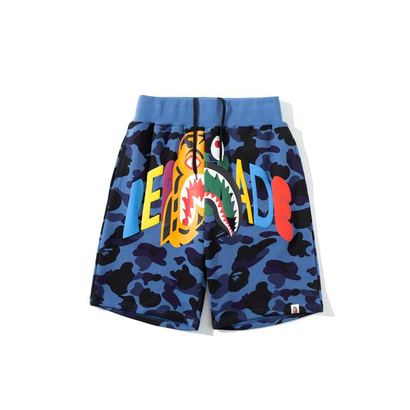 Bathing Ape Shorts Camouflage Shorts Men's and Women's Men's Beach Shorts Middle Pants