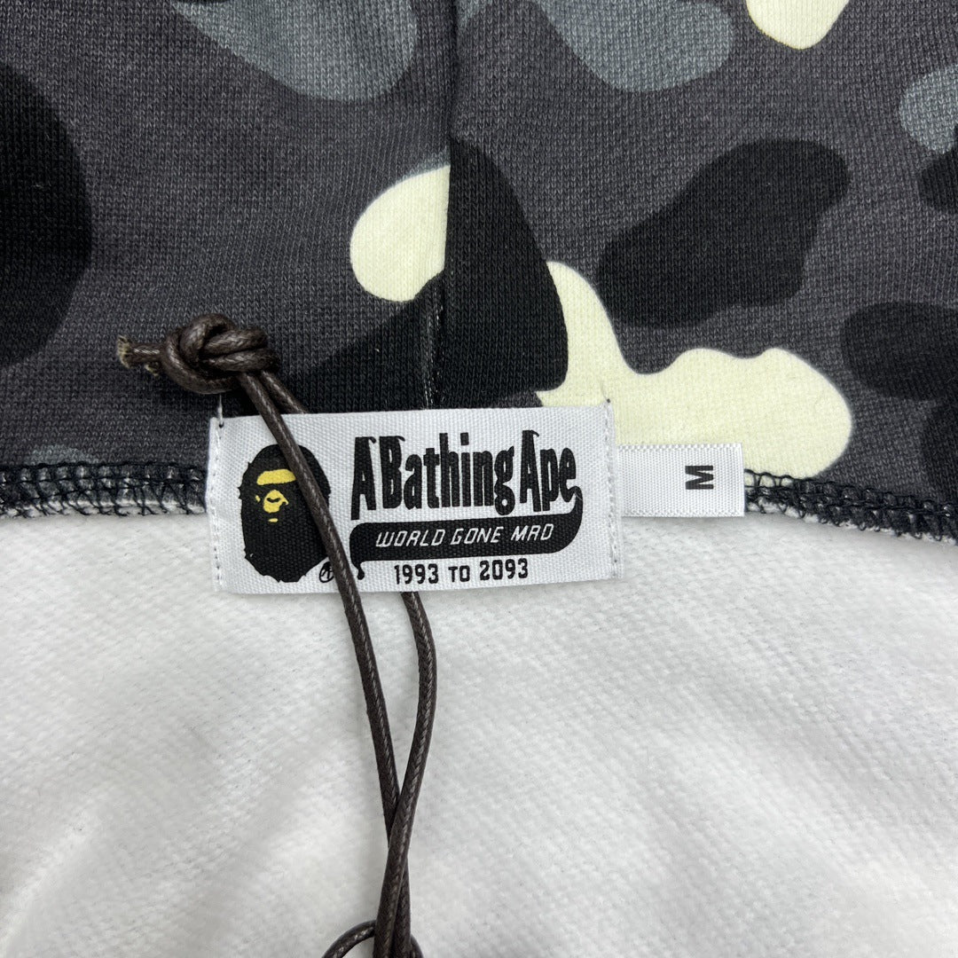 Bape Hoodie Zip-Up Cardigan Iridescent Glow Hoodie