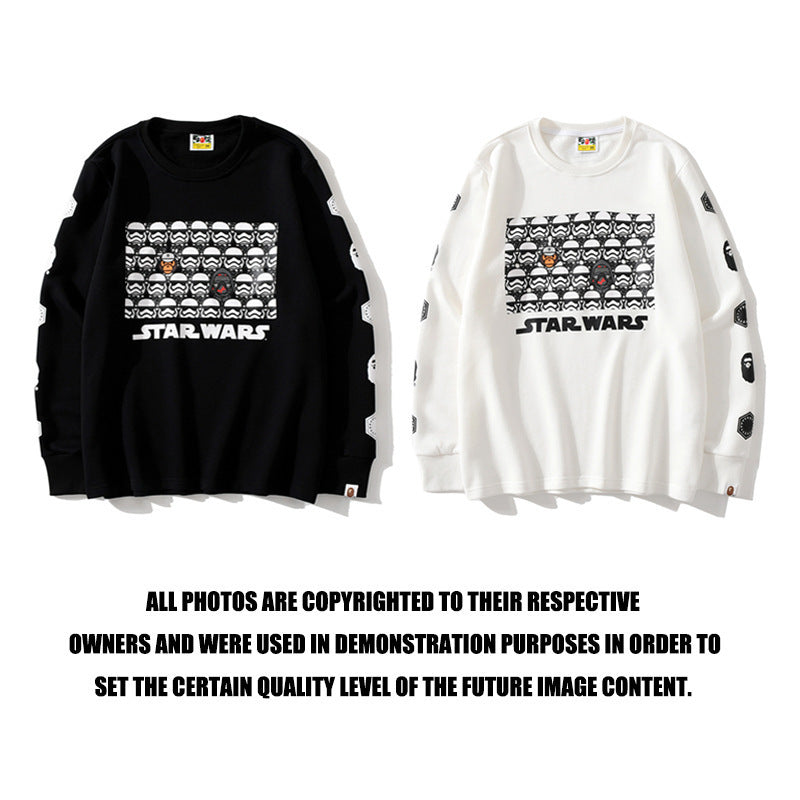 Bathing Ape Sweatshirt Loose Casual Pullover Sweater