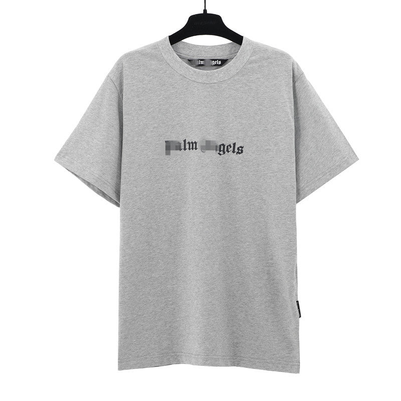 Palm Angels T-shirt Simple Letter Print Short Sleeve T-shirt