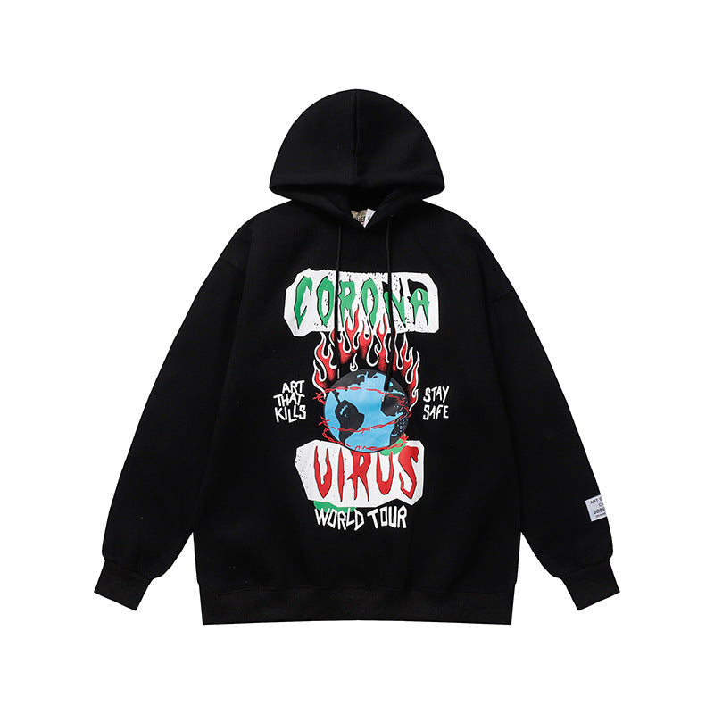 Gallery Dept Hoodie Flame Earth Fleece Hoodie Sweater