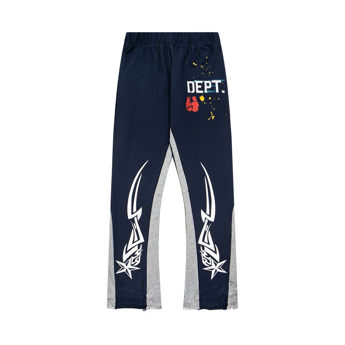 Gallery Dept Sweatpants T Hand-painted splashed ink letter splicing casual trousers