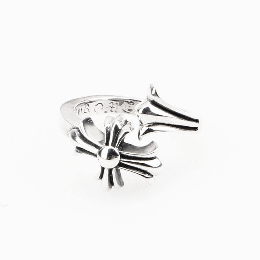 Chrome Heart Ring Personality Fashion