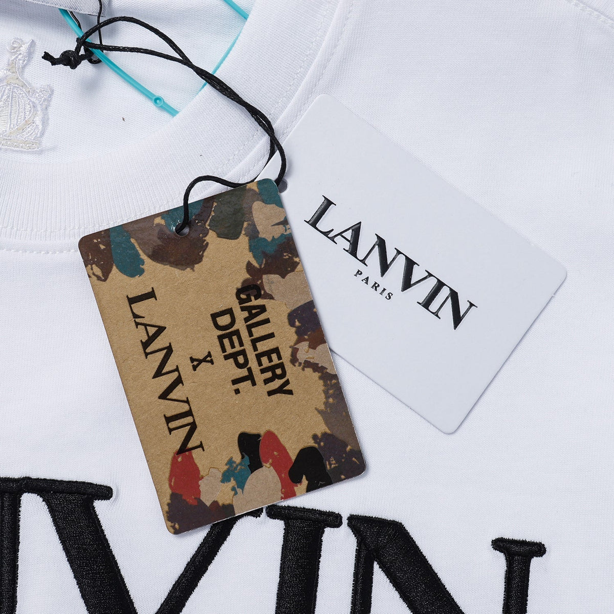 Gallery Dept T-Shirt Joint Letter Logo Embroidery Short Sleeve T-Shirt