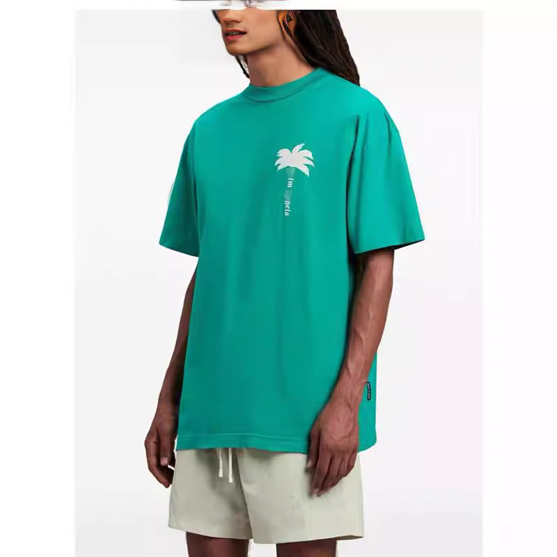 Palm Angels T-shirt Coconut Letter Print Short Sleeve T-shirt