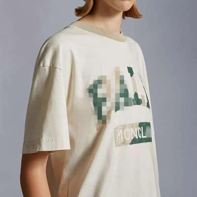 Palm Angels T-shirt Camouflage Letter Short Sleeve T-shirt