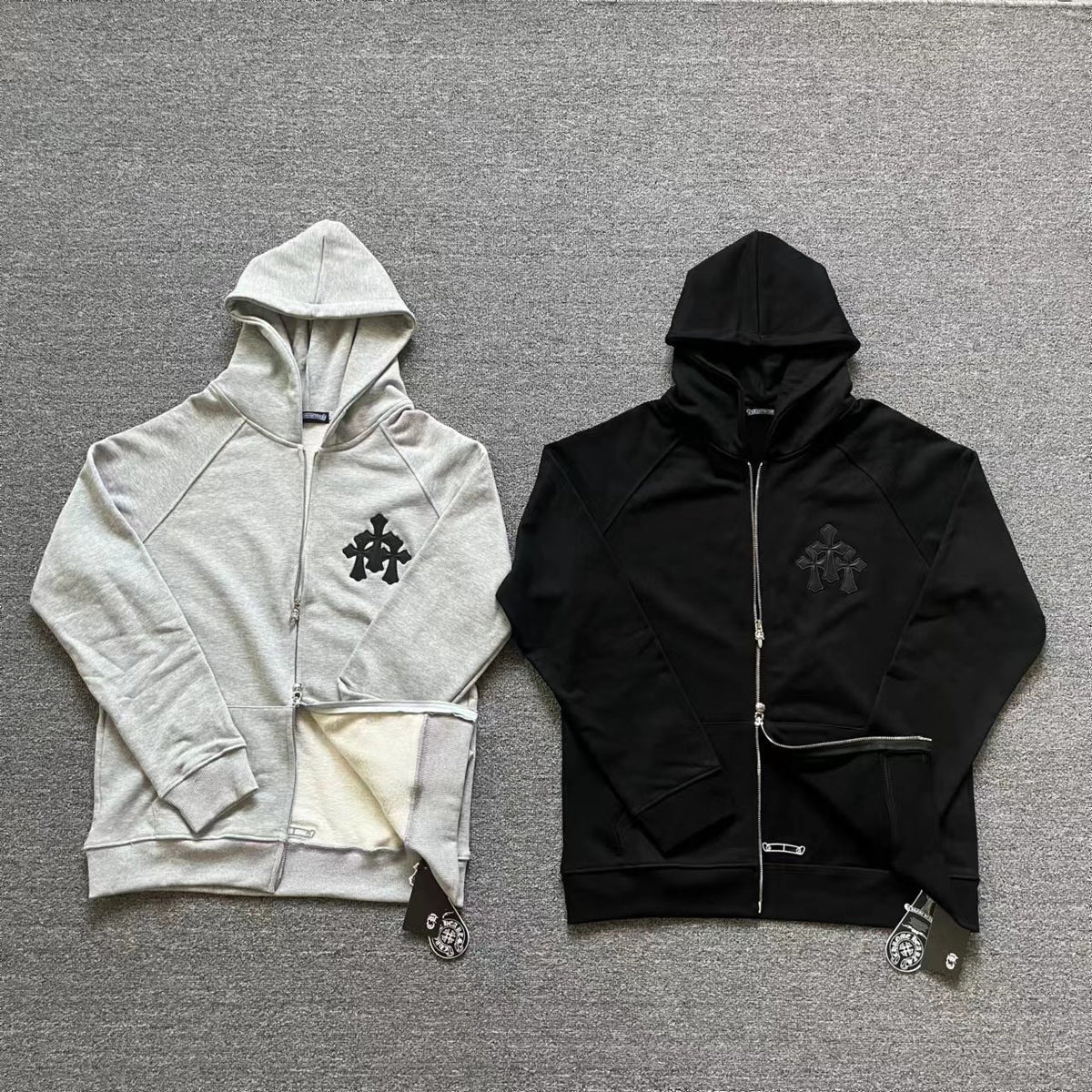 Chrome Heart Hoodie Chrome Heart Chrome cotton terry hooded sweater for men and women