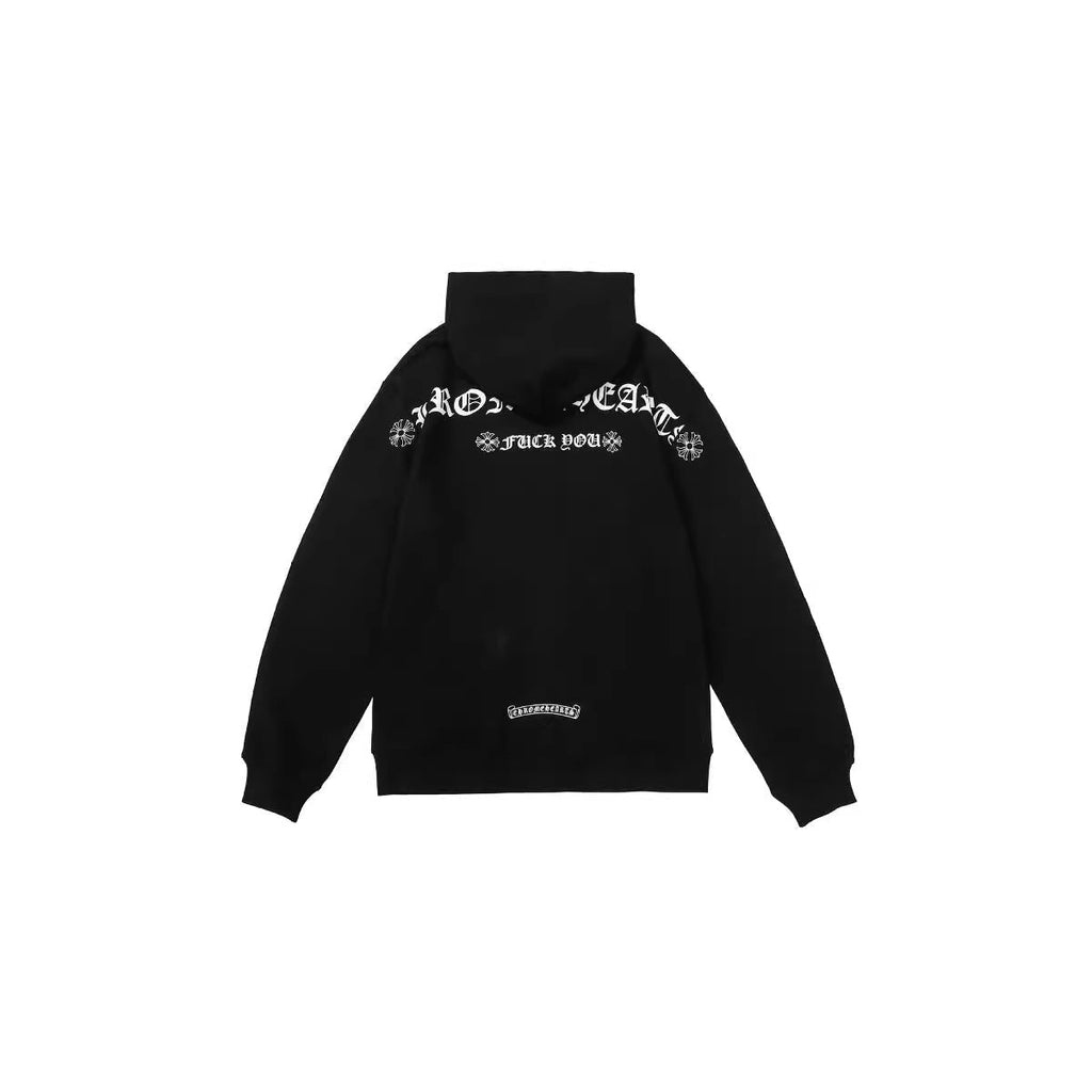 Chrome Heart Hoodie Chromehearts Cross Hooded Zip Sweater