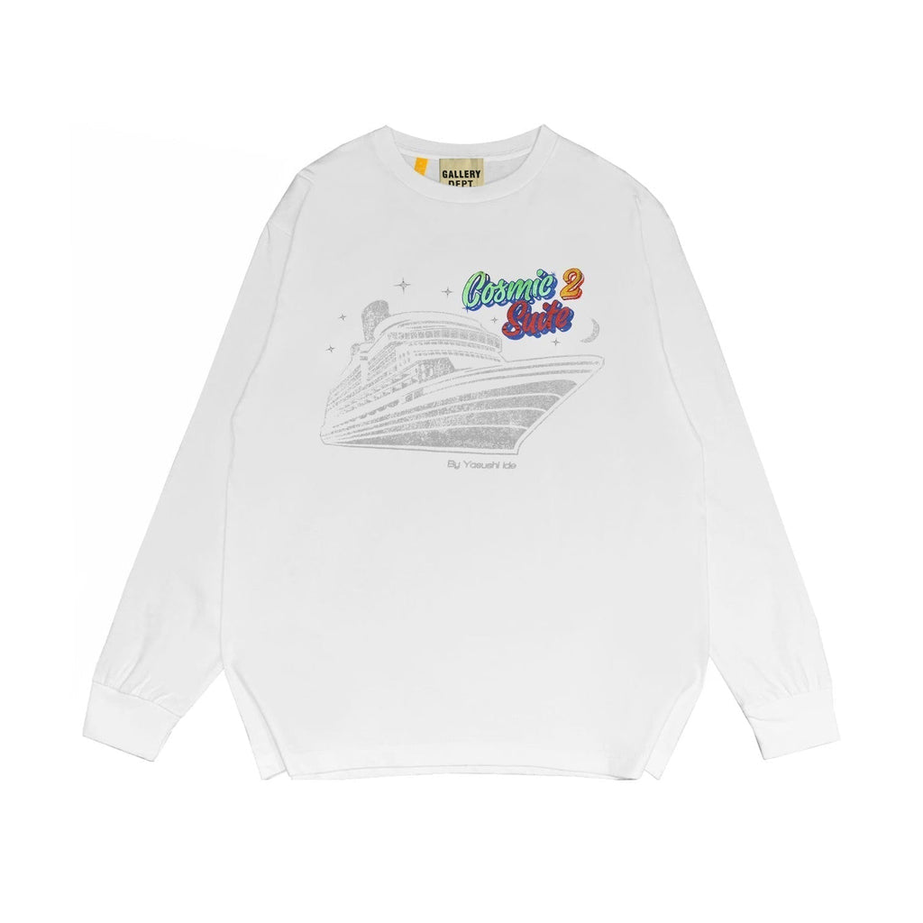 Gallery Dept Long Sleeved Shirt Fashion Brand Long Sleeve Long-Sleeved T-shirt Blouse