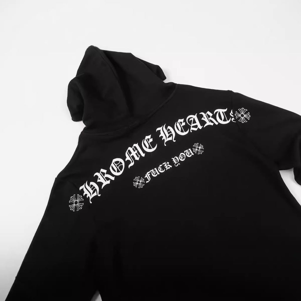 Chrome Heart Hoodie Chromehearts Cross Hooded Zip Sweater