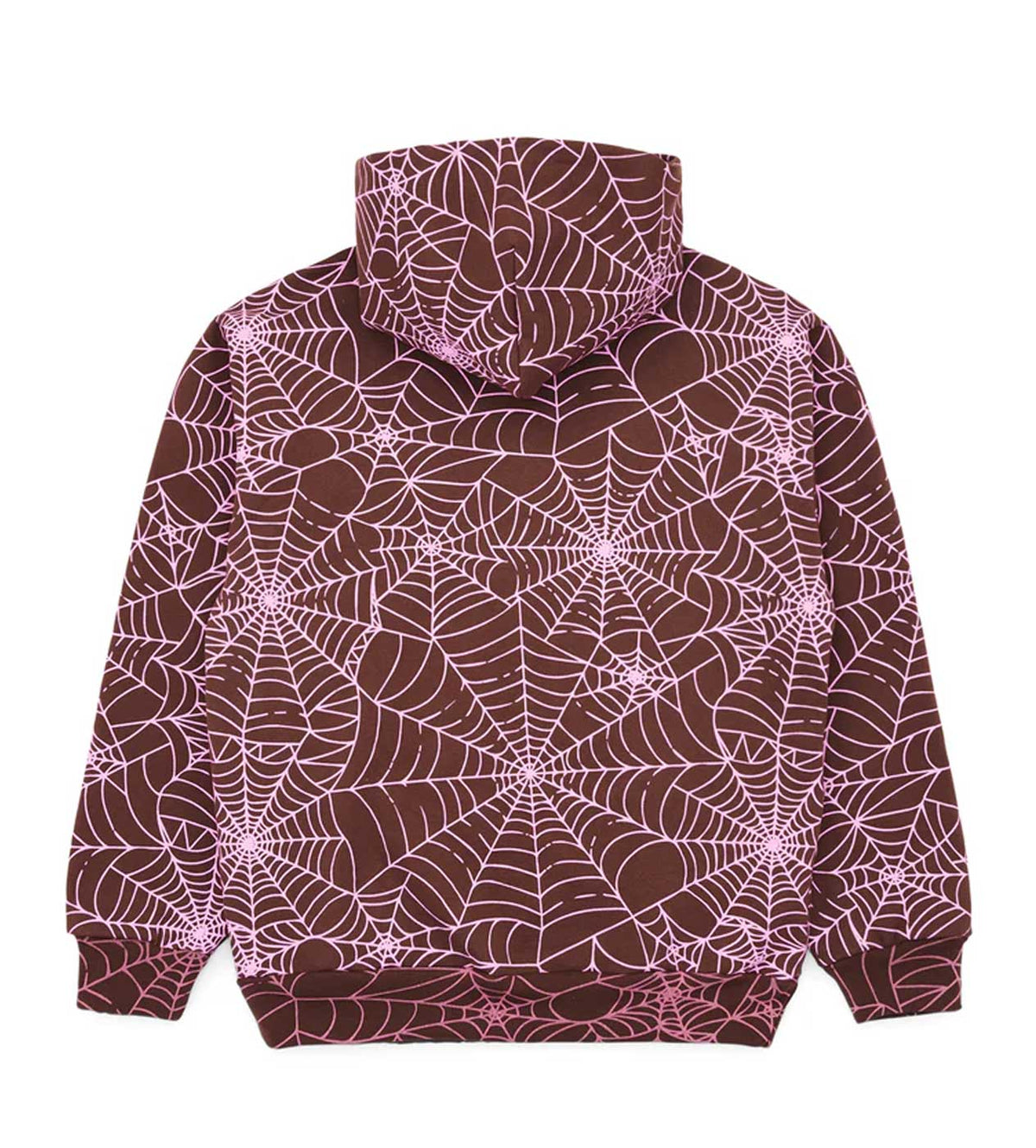 Sp5der AOP Hoodie Brown/Pink
